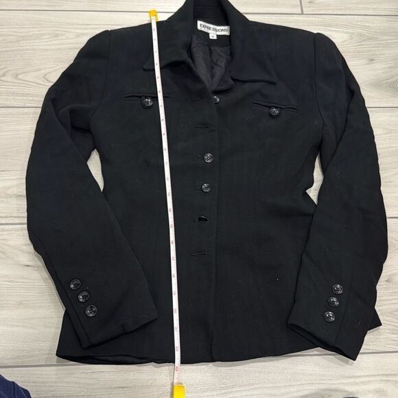 Expressions women’s fitted blazer size 2 - Picture 5 of 7